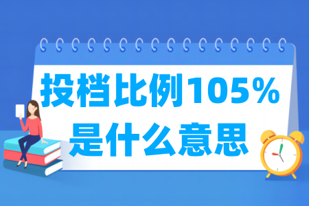投档比例105%是什么意思 有退档风险吗？